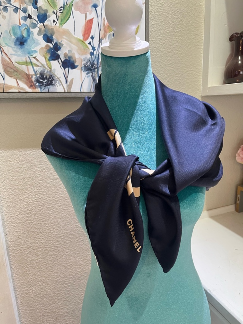 Chanel Silk Scarf - Picture 10 of 10